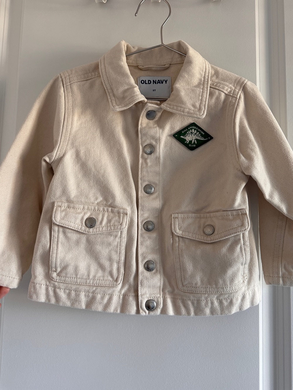Old Navy Kids Cream Button-Up Jacket